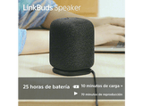 Altavoz inalámbrico - Sony LinkBuds Speaker SRS-LS1H, Bluetooth, Portátil, 25 horas de batería, Resistente al agua,  IPX4, Exteriores, Viajes, Gris