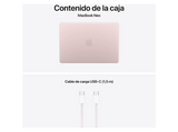 Apple MacBook Neo (2026), 13 Liquid Retina, Chip A18Pro, CPU 6 núcleos + GPU 5 núcleos, 8GB RAM, 512GB SSD, Magic Keyboard TouchID, Rosa nube, Sin AC