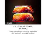 TV HQLED 65- Haier P8 Series H65P800UG, UHD 4K, Smart TV (Android TV 11), HDR 4K, Dolby Atmos-Vision, Diseño metálico, Control por Voz, Negro