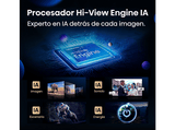 TV Mini LED 75 - Hisense 75E8Q, UHD 4K, 144 Hz, Hi-View Engine, Escalador HDR IA, Subwoofer integrado, Negro
