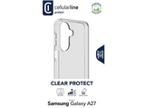 Funda móvil - CellularLine Clear Duo, Para Samsung Galaxy A27, Rígida, Transparente