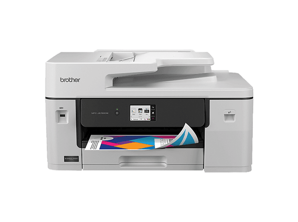 Impresora multifunción tinta - Brother MFC-J6760DW, A4 / A3, WiFi, 31 ppm, Pantalla Táctil de 6,8 cm, Doble Cara Automática, Blanco