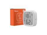 Sensor de temperatura - Sonoff SNZB-02D, Sensor de humedad, Pantalla LCD, Cobertura de hasta 120 m, Blanco