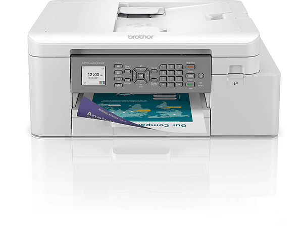 Impresora multifunción - Brother MFCJ4340DWE, Inyección de tinta, 20 ppm, WiFi, Blanco