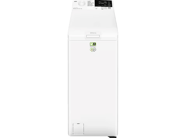 Lavadora carga superior - AEG LTA6G7331E, 7 kg, 1300 rpm, 11 programas, Motor Inverter, ProSense, Blanco