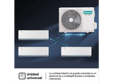 Aire acondicionado Split 1 x 1 - Hisense QH35XV0A 3010 fg/h, WiFI, IA Smart, A+++, Autolimpieza, Blanco