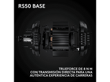 Volante - Logitech G RS50 System, Base accionamiento 8 N�<br/>m, RS Wheel Hub con 13 botones, RS Round Wheel 11″, Trueforce, Force Feedback, XBOX-PC, Negro