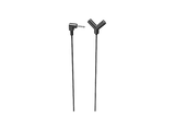 Cable audio - ISY IAU-1010, 3.5 mm jack - 3.5 mm out, 12 cm de Longitud, Negro