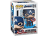 Figura Funko Pop! - Captain America, Marvel Avengers: Endgame, Vinilo, 9.50 cm, Multicolor