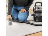 Aspirador de mano - Bissell SpotClean HydroSteam Select, 1000 W, Con Cable, Para Alfombras, tapicería, escaleras, coche y losas, HydroSteam, Negro
