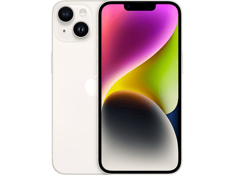 REACONDICIONADO Excelente Apple iPhone 14, Blanco estrella, 128 GB, 5G, 6.1