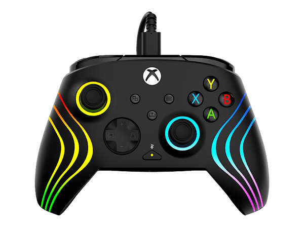 Mando Xbox - Turtle Beach Afterglow Wave, Xbox Series, Cable, Negro
