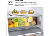 Frigorífico combi - LG GBV21NCDSW, No Frost, 186 cm, 344 l, DoorCooling™, FRESHConverter™, Blanco