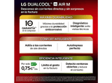 Aire acondicionado Split 1 x 1 - LG MAGNA12MX, 3010 fg/h, WiFi, Freeze Cleaning, Blanco