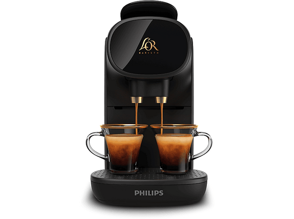 Cafetera de cápsulas - Philips LM9020/30, 1450 W, 19 bar, 0.8 l, Función 2 tazas, Sistema antigoteo, Negro