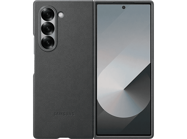 Funda - Samsung Kindsuit Case, Para Samsung Galaxy Z Fold6, Cuero vegano, Gray