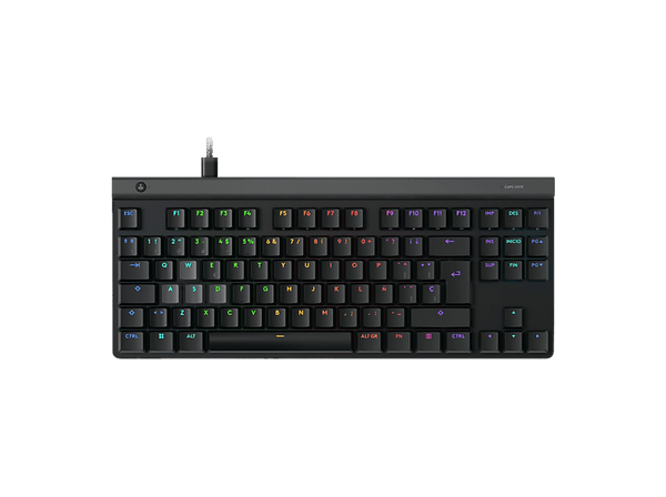 Teclado gaming - Logitech G G515 Rapid TKL, Cable, Interruptores analógicos y teclas personalizables, Activador rápido, Resolución SOCD, PC-Mac, Negro