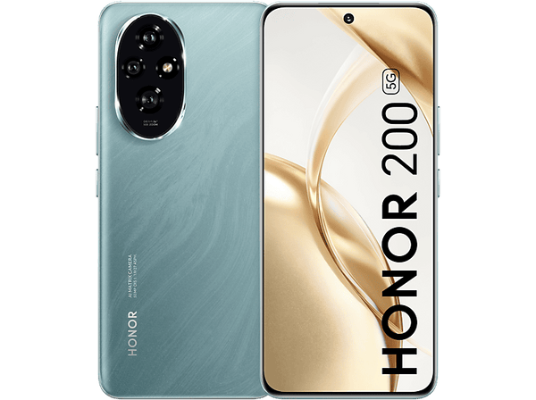 Móvil - Honor 200 5G, Emerald Green, 512 GB, 12 GB RAM, 6.7" AMOLED, Qualcomm® Snapdragon® 7 Gen 3, 5200 mAh, Android