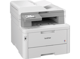 Impresora multifunción - Brother MFCL8390CDW, Láser, 30 ppm a color y monocolor, Doble cara, WiFi, Blanco