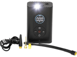 Inflador - Beetle Air Pump, Portátil, MicroUSB, 2000 mAh, Linterna LED, Negro