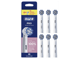 Recambio para cepillo dental - Oral-B Pro Sensitive Clean, Cabezales de recambio, Dientes y encías sensibles, Pack de 6 unidades, Blanco