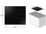 Placa inducción - Samsung NZ63B5045GK/U1, 3 Zonas Flex, 59 cm, Wifi, Negro