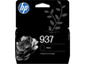 Cartucho de tinta - HP Original 937, 4S6W5NE, Negro