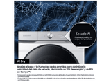 Secadora bomba de calor - Samsung Bespoke AI DV16DG8600BWU3, 16 Kg, 21 programas, AI Dry, Clase C, Blanco