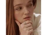Anillo inteligente - Oura Ring 5, Talla 12, Hasta 9 días autonomía, Bluetooth, 50 métricas de salud, Titanio, Brushed Silver