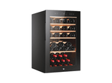 Vinoteca - Haier HWS49GA , Air Flow Natural  Sistem, Temperatura 5º - 20º, 49 botellas,  Iluminación LED 3D,  Wi-Fi , Negro