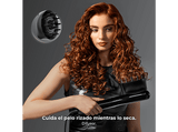 Secador - Cecotec AirLisse 6in1 iTwerk Platinum, Infrarrojos, Placas vibratorias, Función plasma, 3 modos, 6 accesorios, Platinum