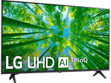 TV LED 43 - LG 43UQ80006LB, UHD 4K, Procesador Inteligente α5 Gen5 AI Processor 4K, Smart TV, DVB-T2 (H.265), Negro