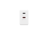 Cargador para portátil - Lenovo Dual USB-C 65W GaN, Universal para Portátil, Smartphone, Tablet