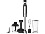 Batidora de mano - Cecotec Powergear 1500 XL MASH PRO, 800 ml, 1500 W, Barillas, Picadora, Pasapurés, Negro