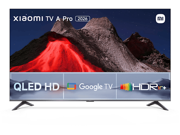 TV QLED 32" - Xiaomi 32 A PRO, QLED HD, Quad A53, Smart TV, Google TV, Negro