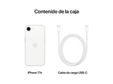 Apple iPhone 17e, Blanco, 512 GB, 5G, 6.1 OLED Super Retina XDR, Chip A19, iOS