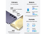 Móvil - Samsung Galaxy S24, Marble Gray, 128GB, 8GB RAM, 6.2 FHD+, Exynos 2400, Android 14, 4000 mAh