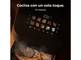 Freidora de aire - Cecotec Cecofry&Grill Smokin’ 6500, 2200W, 6.5L, Doble grill, 10 Menús, Ahumador integrado, Pizza maker, Negro
