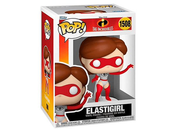 Figura Funko Pop! - Los Increíbles: Elasticgirl, 10 cm, Vinilo