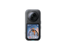 Cámara deportiva - Insta360 X6 Standard Bundle, 8K 50fps 360 Video, 140min Autonomía, Sumergible, Efecto Invisible Selfie Stick, Midnight Black