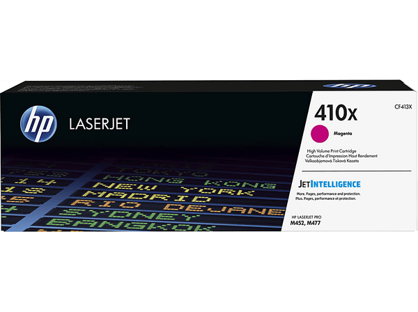 Tóner - HP 410X LaserJet, Magenta, CF413X