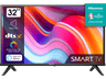 TV LED 32" - Hisense HD Smart TV 32A4K, HD-ready, Quad Core/MT9602, Smart TV, DVB-T2 (H.265), Negro