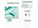 Apple iMac (2023) MQRP3Y/A, 24 Retina 4.5K, Chip M3, CPU de 8 núcleos, GPU de 10 núcleos, 24GB de RAM, 2TB de SSD, Verde