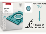 Bolsas de aspirador - Miele HyClean Pure TU, 3.5L, Para Guard L1 y Guard S1, Miele