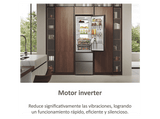 Frigorífico combi - Haier HTW7620ANMG 3D 60 Series 7 Pro, No Frost, 205 cm, 414 l, Wi-Fi, Cajones Direct Access, Inox