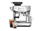 Cafetera express - Sage Barista Touch Impress, 9 bar, 1700 W, 2L, 2 Tazas, Con Extracción en Frío, Acero inoxidable cepillado