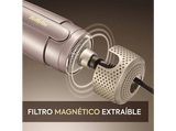 Moldeador - BaByliss Air Power Volume AS95E, Tecnología iónica, 3 Temperaturas, Uso en seco y en húmedo, Iónico, Barril ovalado, Rosa
