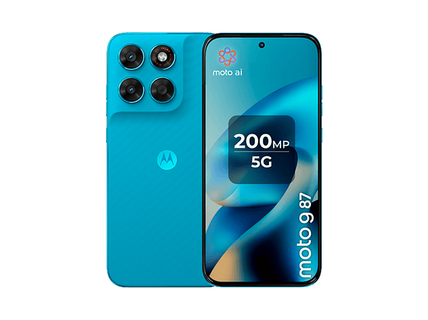 Móvil - motorola moto g87, Blue Atoll, 256 GB, 8 GB RAM, 6.78" Extreme AMOLED, MediaTek Dimensity 6400, 5200 mAh