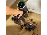 Aspirador escoba - cecotec Conga Rockstar RS70 Pet Flex, 500 W, 65 min Autonomía, Sin Bolsa, Cepillo para Animales, Negro/Dorado