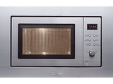 Microondas integrable - Candy MIC201EX, 800W, Grill 1000 W, 8 niveles, 20l, Con marco, Material antihuellas, Inox